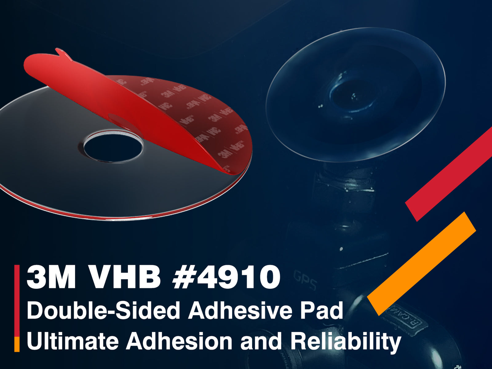 enchance dash cam suction cup mount adhesion