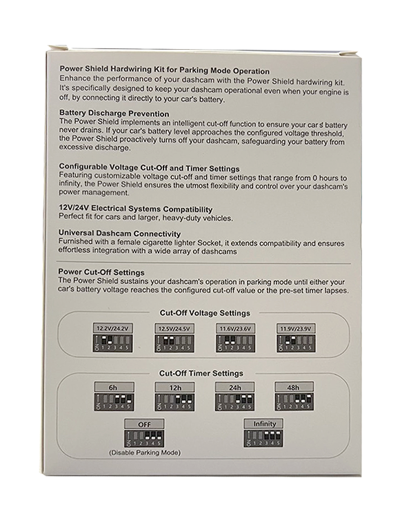 PS-01 Hardwire Kit for Parking Mode