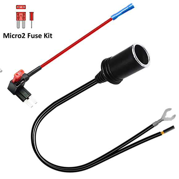 hardwire 12v accessory with Micro2 Fuse Tap